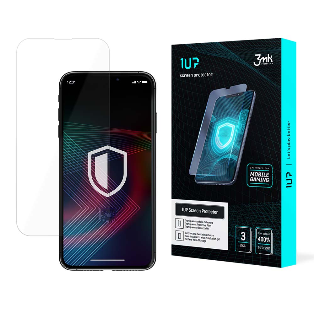 Skjermbeskytter til iPhone 14 Pro Max / 14 Plus for 3mk 1UP-spillskjermen