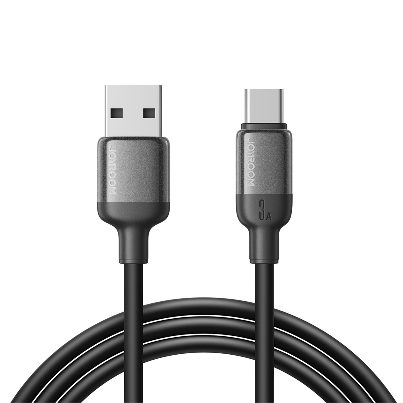 Joyroom S-A62 Lively Series 3A USB-A – USB-C-kabel 1,2 m – svart