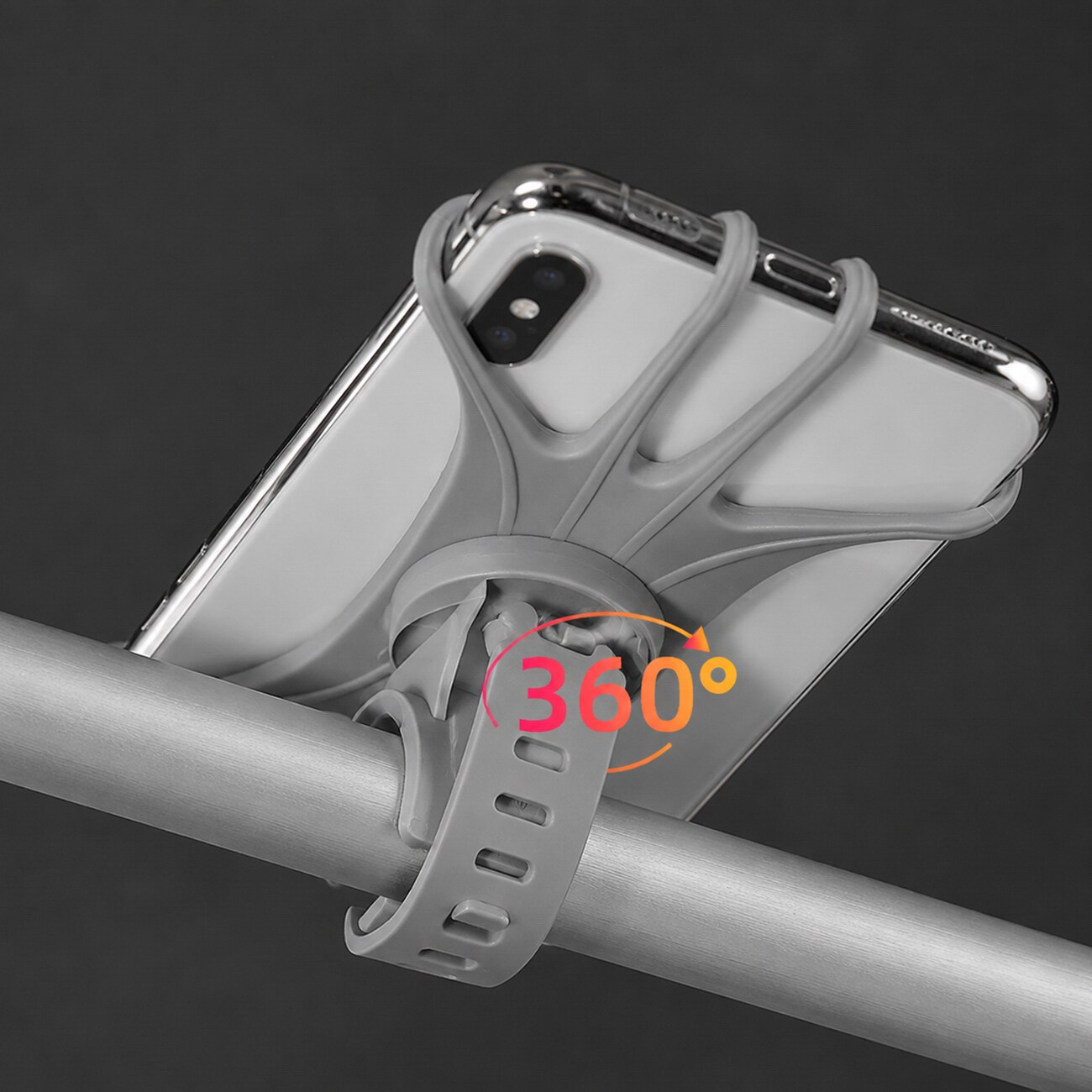 Rockbros LF436 telefonholder med styreklemme – grå