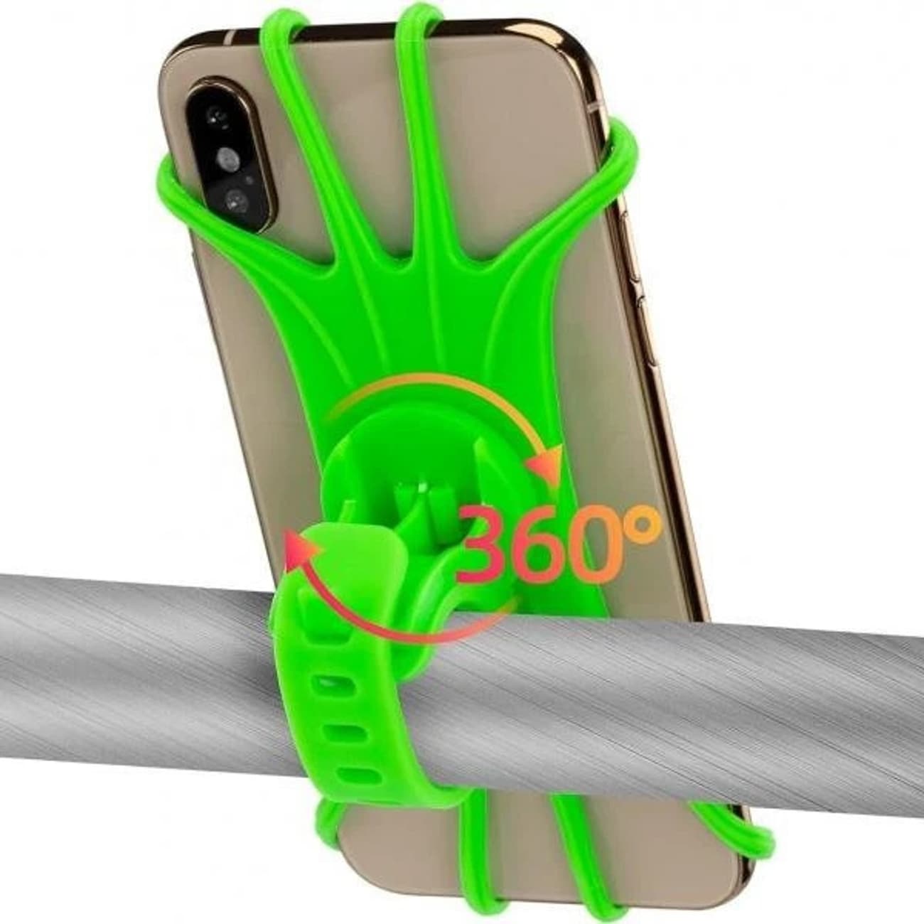 Rockbros LF436 telefonholder med styreklemme – grønn