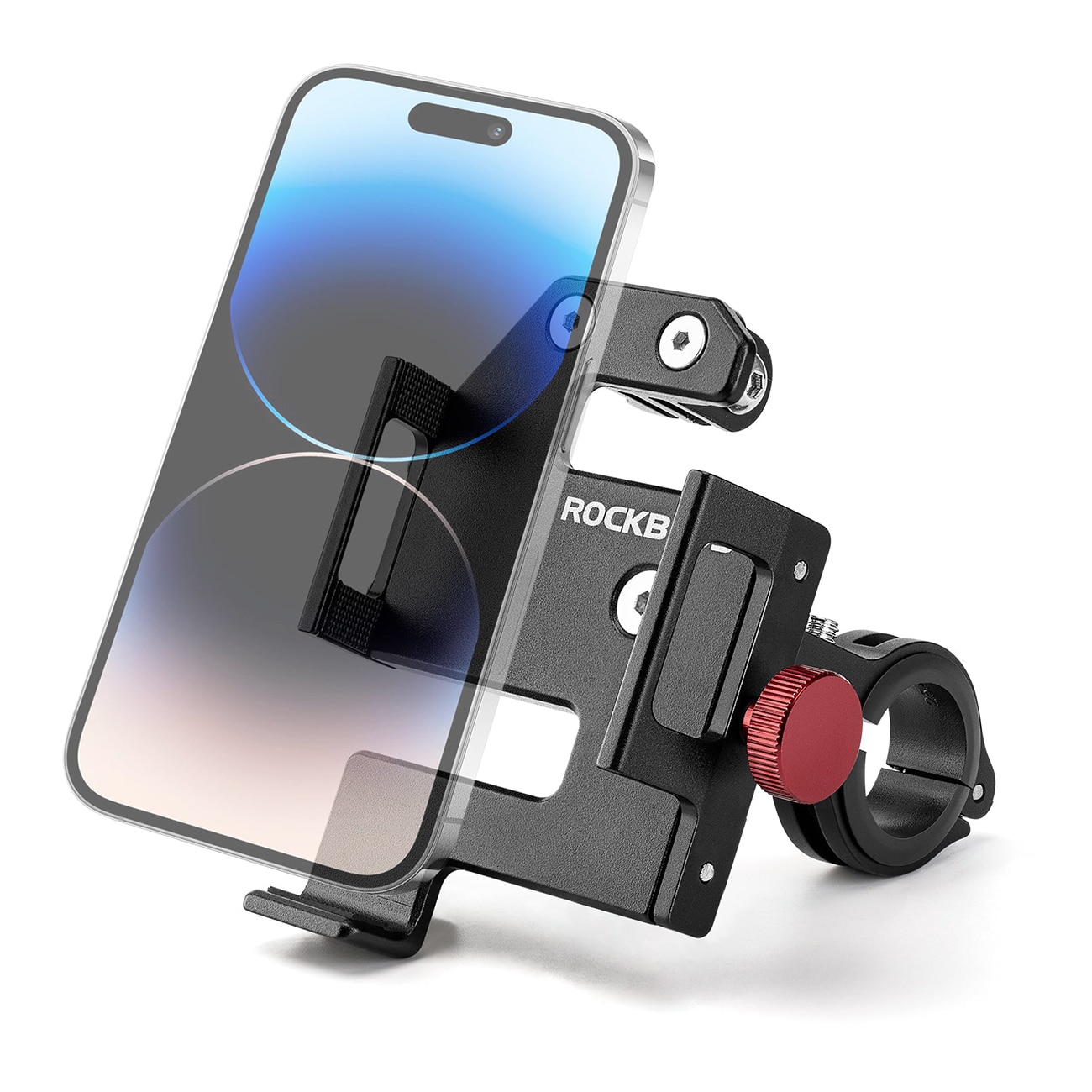 Rockbros 25210038101 telefonholder med klemme – svart