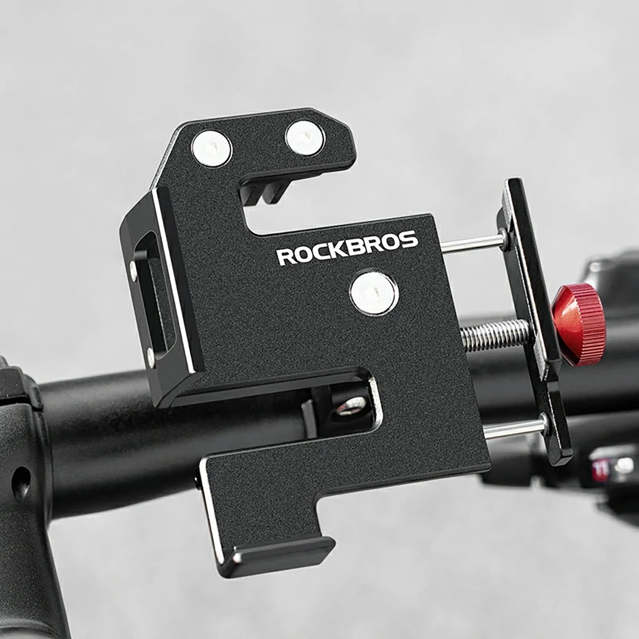 Rockbros 25210038101 telefonholder med klemme – svart