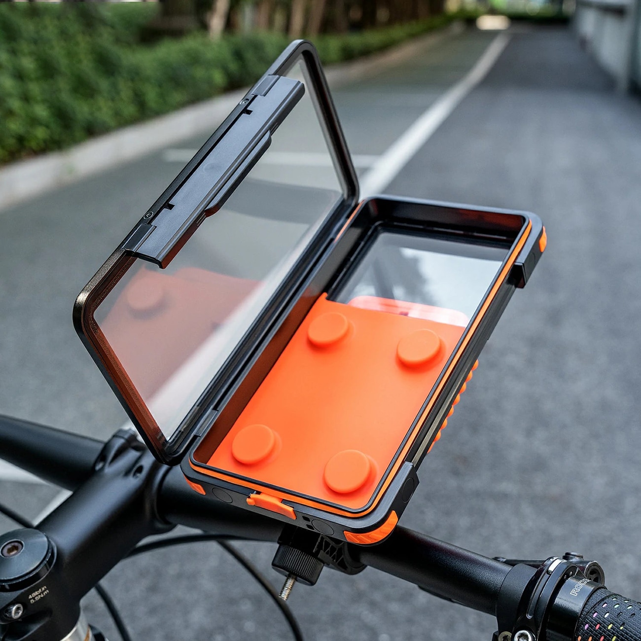 Rockbros HW-87 magnetisk, vanntett telefonholder – svart