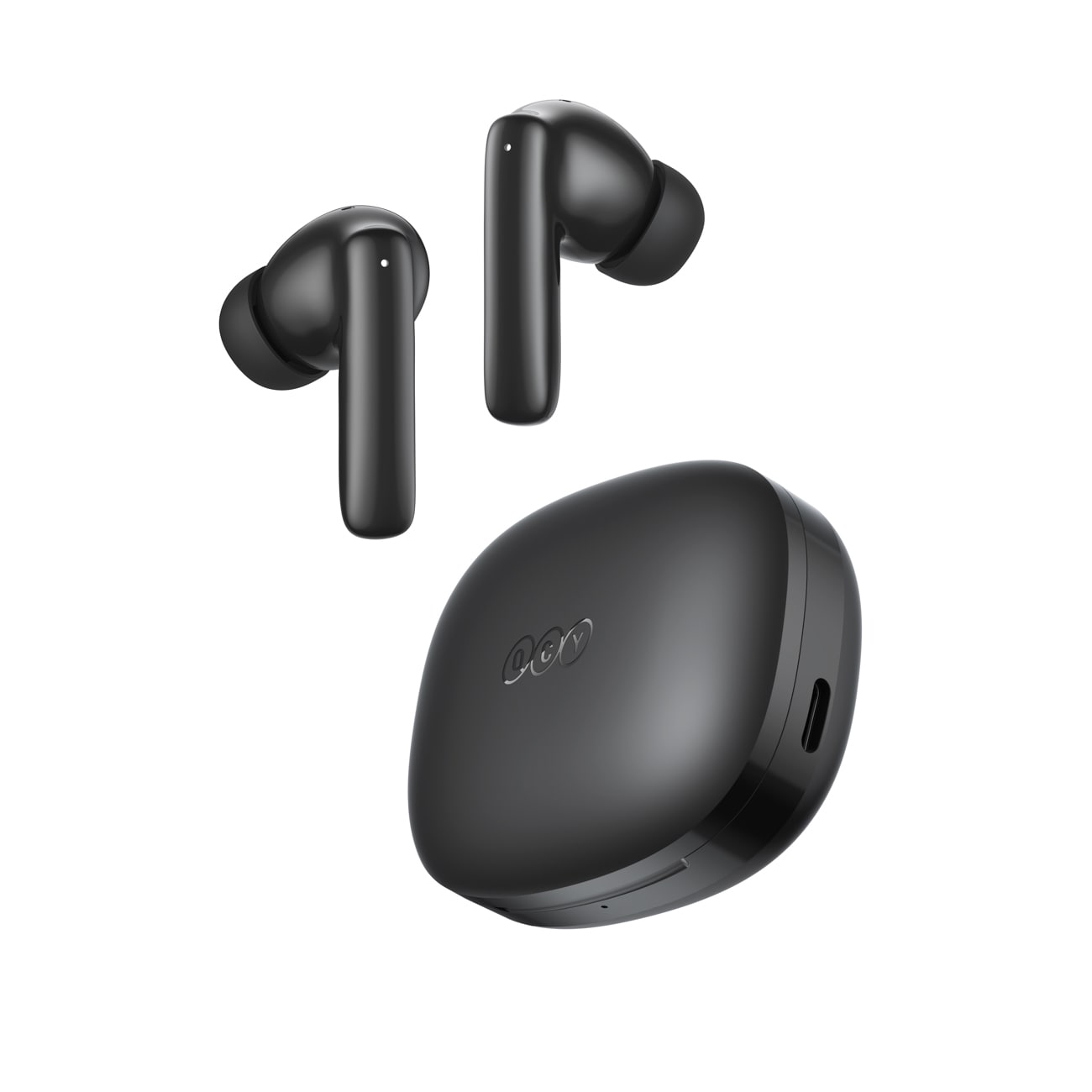 QCY T13 Pro trådløse in-ear-hodetelefoner med støyreduksjon (ANC) – svart