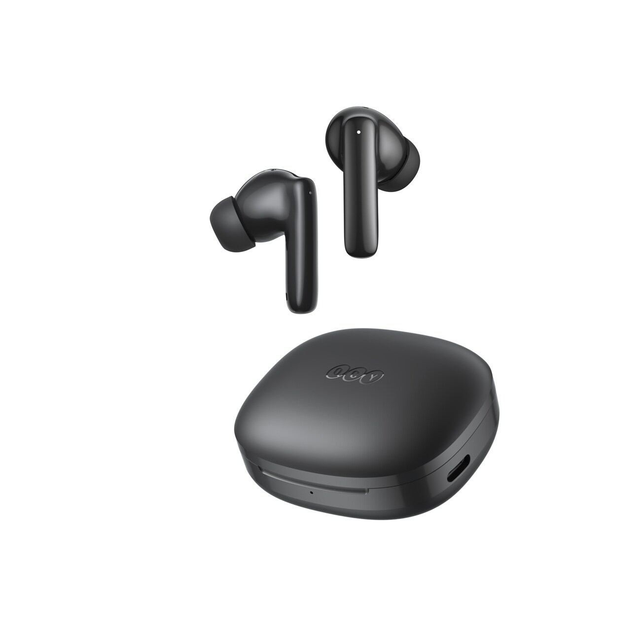 QCY T13 Pro trådløse in-ear-hodetelefoner med støyreduksjon (ANC) – svart