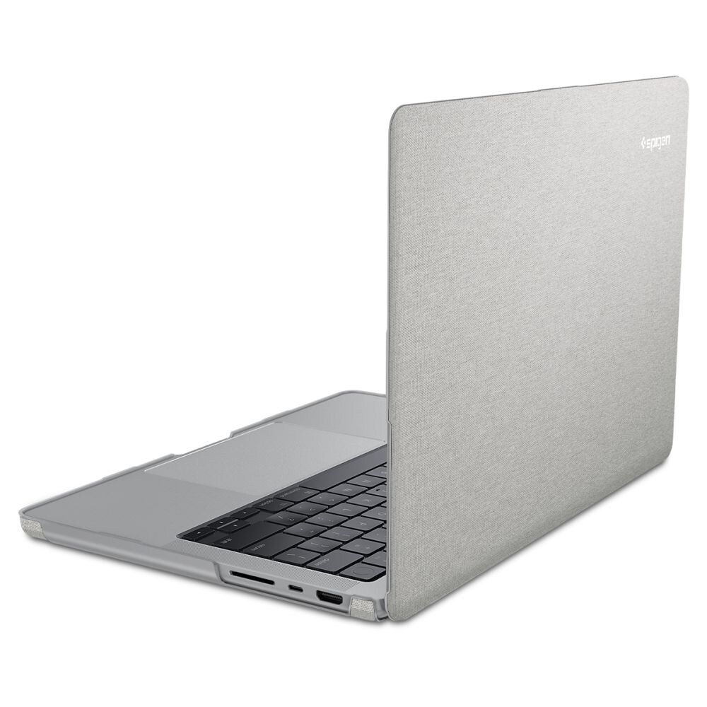 Spigen Urban Fit-etui til MacBook Pro 14" 2021 / 2023 / 2024 / 2025 / 2026 – Grå