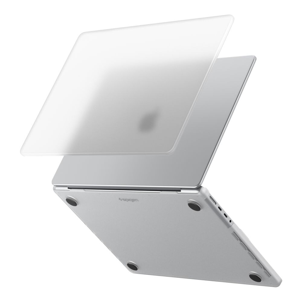 Spigen AirSkin-etui til MacBook Pro 16" 2021 / 2023 / 2024 / 2025 / 2026 – Gjennomsiktig matt