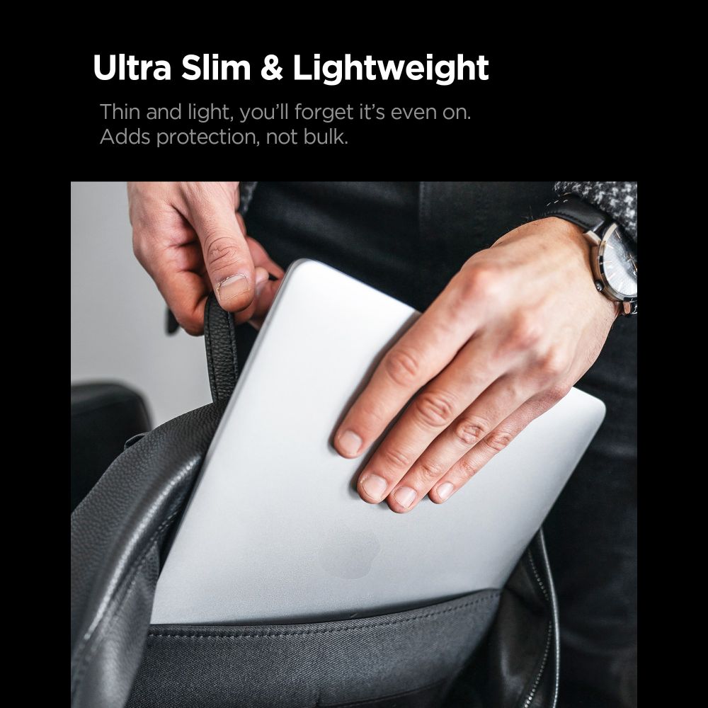 Spigen AirSkin-etui til MacBook Pro 16" 2021 / 2023 / 2024 / 2025 / 2026 – Gjennomsiktig matt