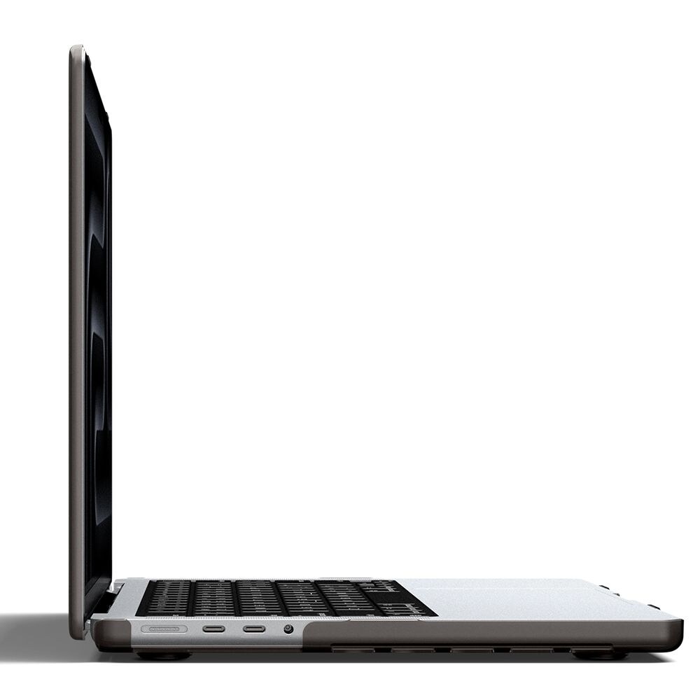 Spigen AirSkin-etui til MacBook Pro 16" 2021 / 2023 / 2024 / 2025 / 2026 – Halvgjennomsiktig