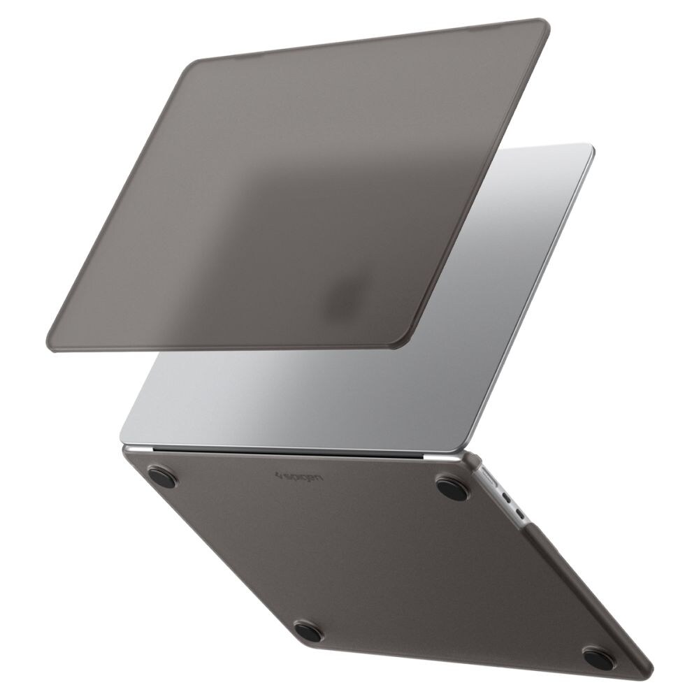 Spigen AirSkin-etui til MacBook Air 13" 2023–2024–2025–2026 – Halvgjennomsiktig
