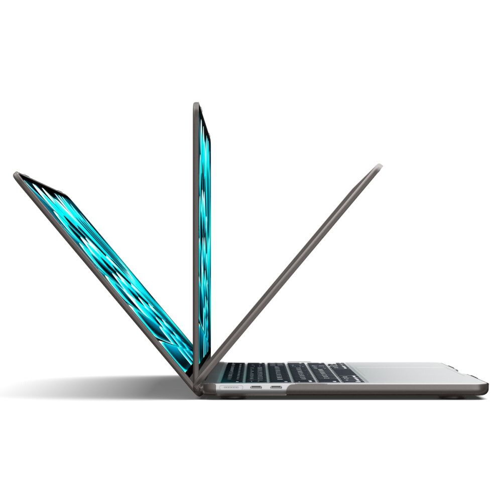 Spigen AirSkin-etui til MacBook Air 13" 2023–2024–2025–2026 – Halvgjennomsiktig