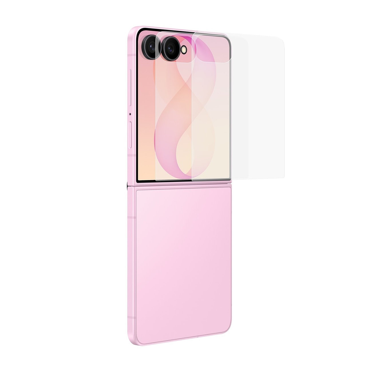 Samsung EF-UF776CTE antirefleksbeskyttelsesfilm til Samsung Galaxy Z Flip 8 – 2 stk.