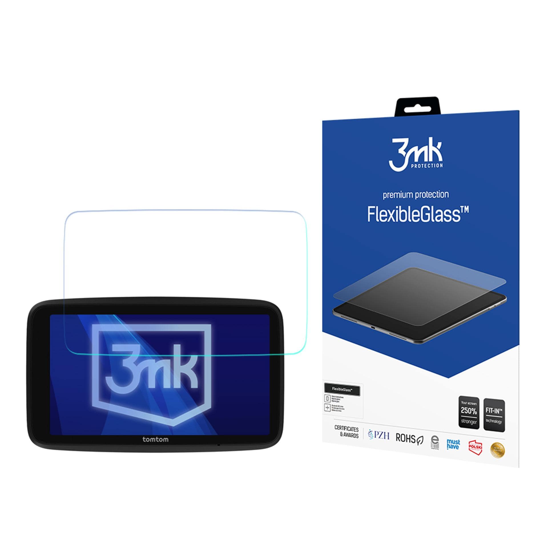 3mk FlexibleGlass™ hybridglass til TomTom GO Classic 6, 2. generasjon