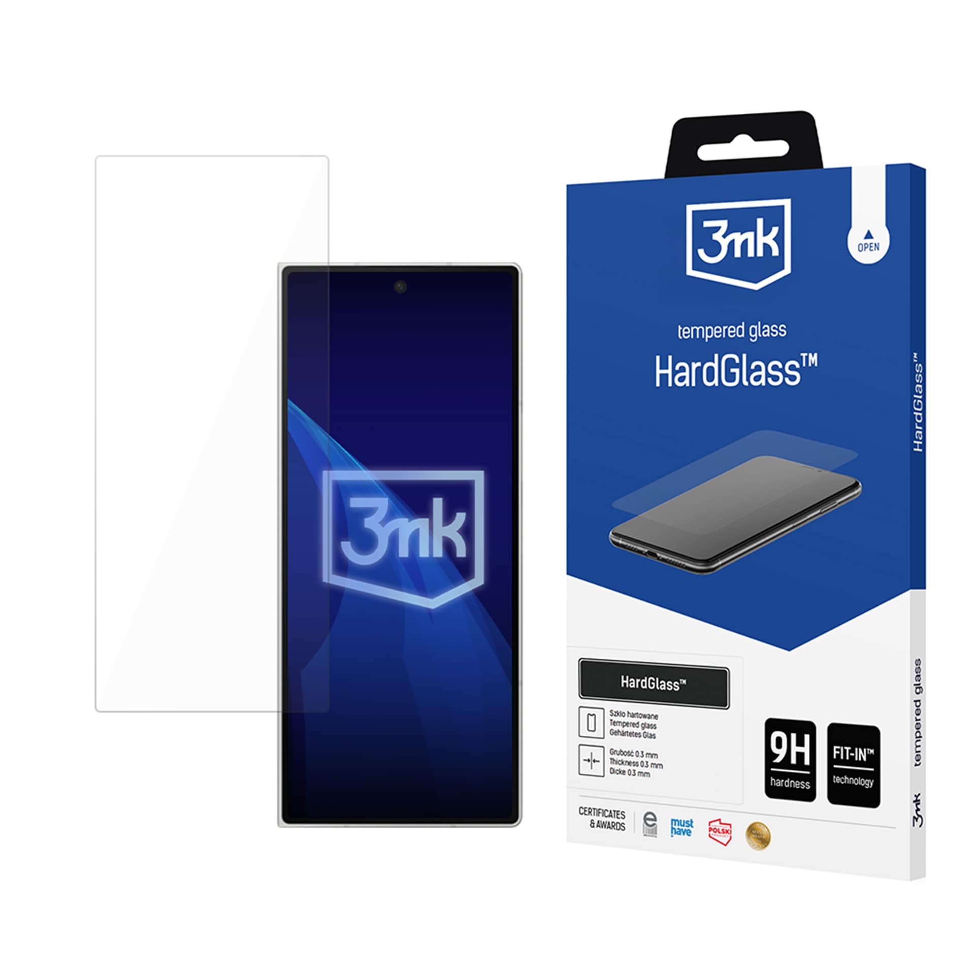 3mk HardGlass herdet glass til Samsung Galaxy Z Fold 8 Ultra