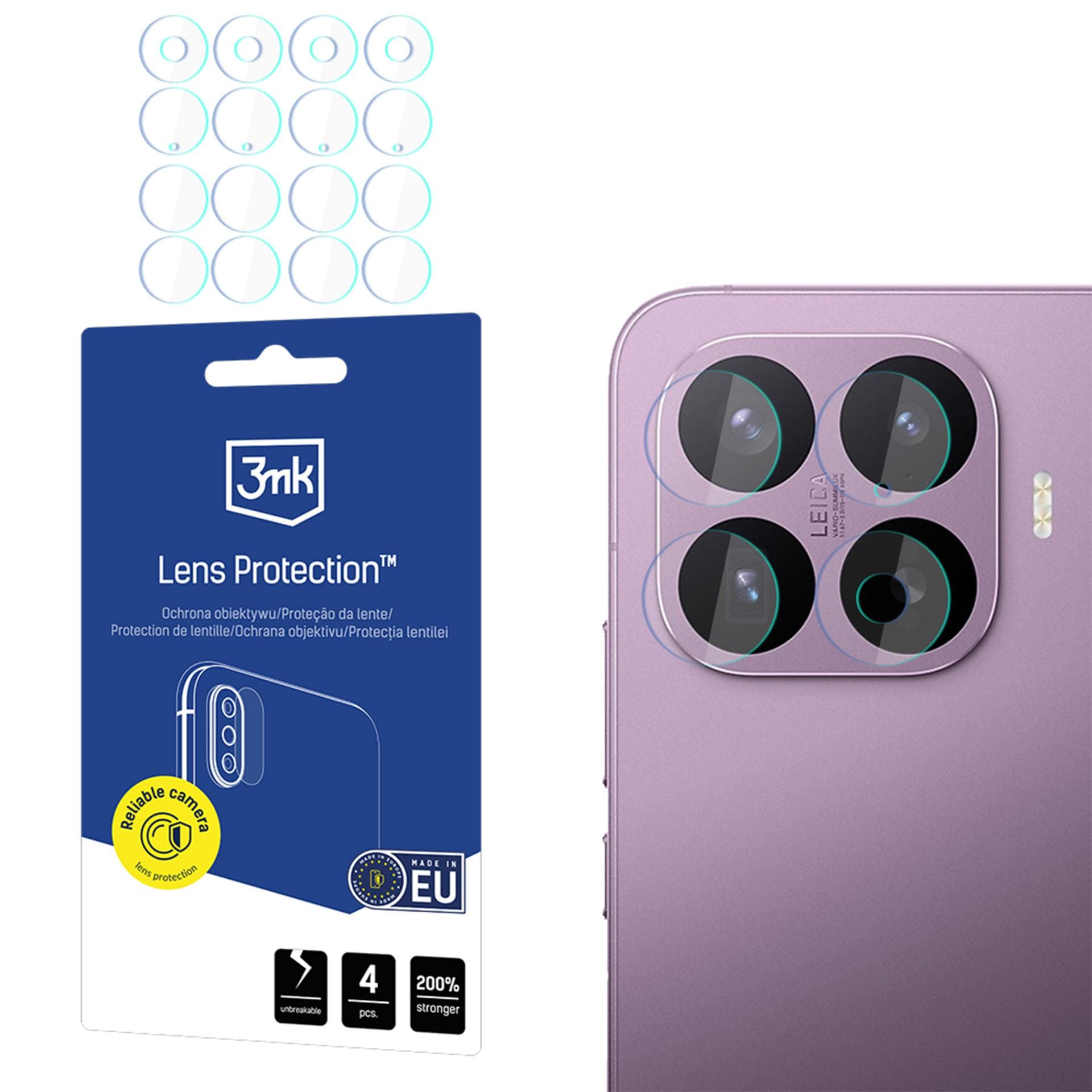 3mk hybridglass til beskyttelse av kameralinsen på Xiaomi 17T Pro