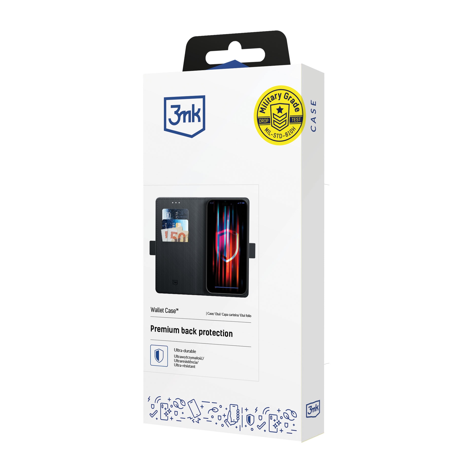 3mk lommeboketui til Xiaomi 17T Pro – svart