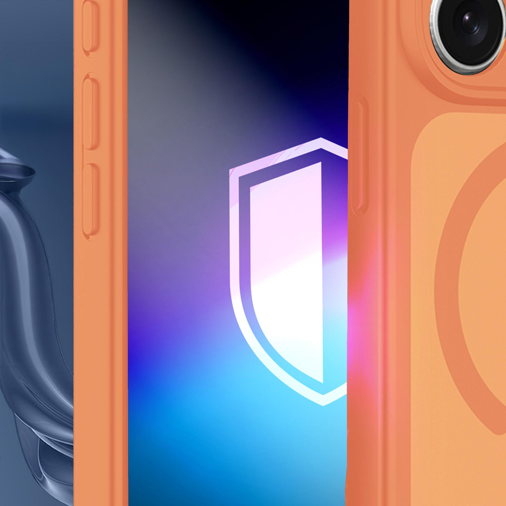 3mk Misty MagCase til iPhone 17 Pro Max / 18 Pro Max – Oransje