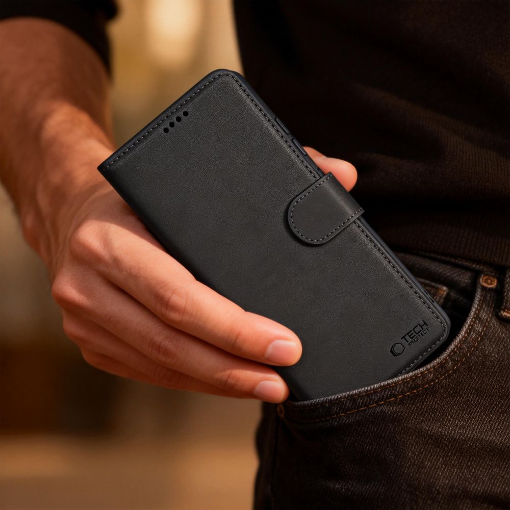 Tech-Protect lommeboketui til OnePlus Nord 6 – svart