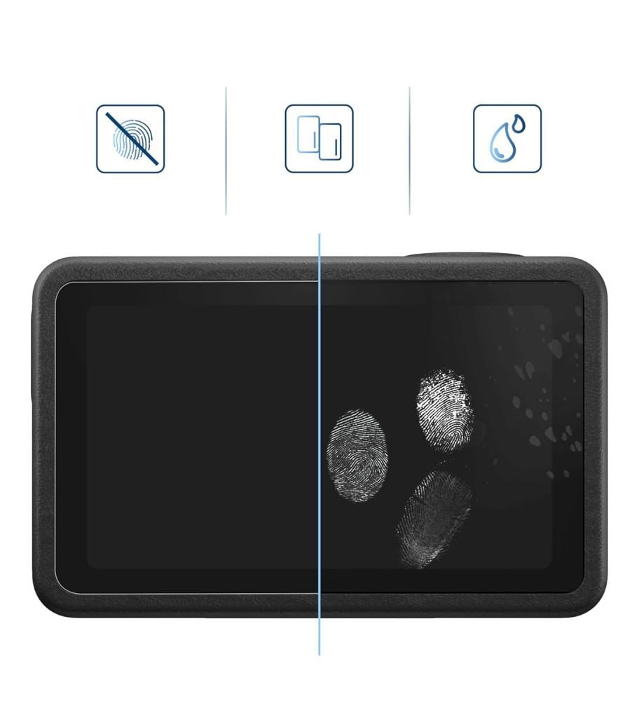 Tech-Protect Glass Fit+ 2-sett herdet glass til DJI Osmo Action 6