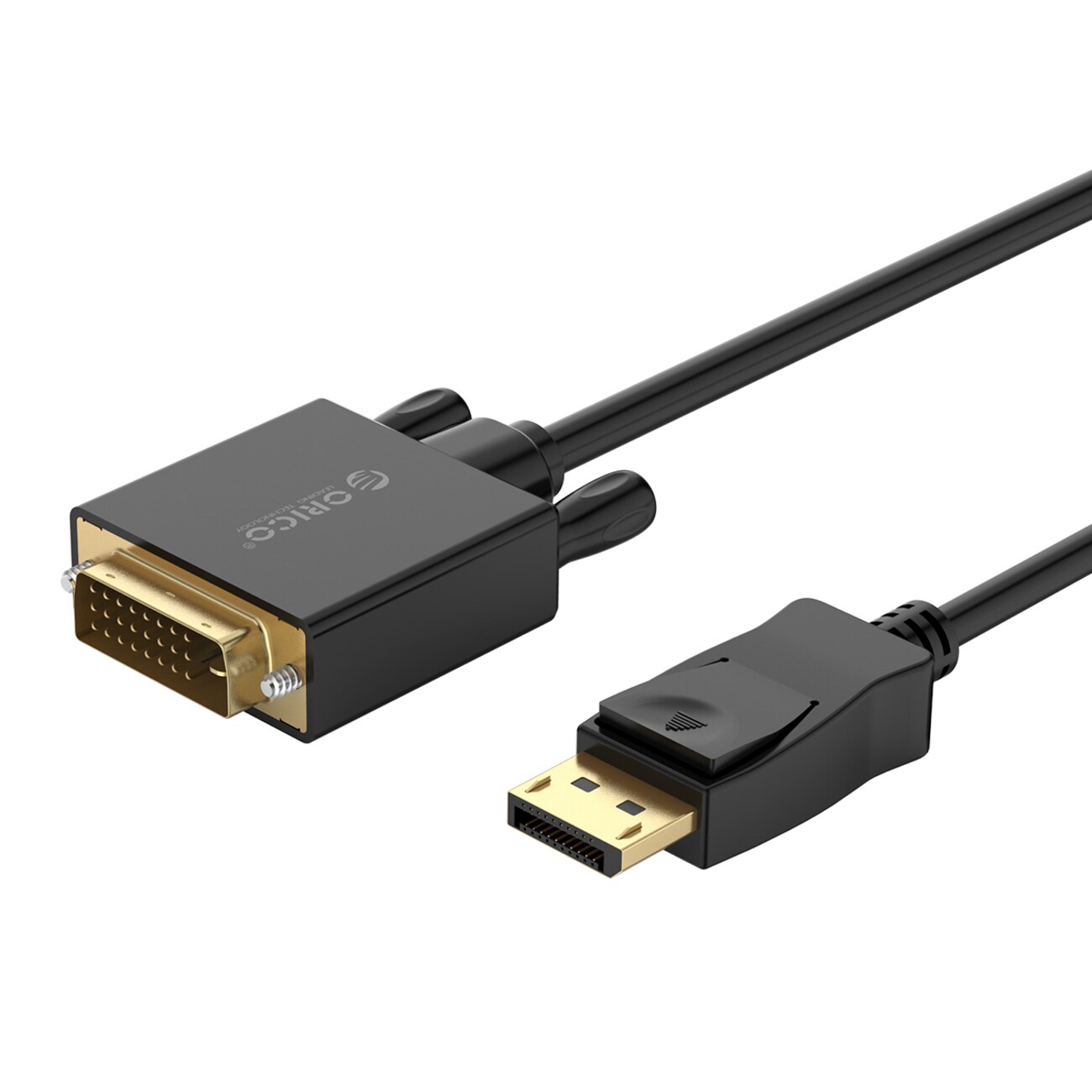 Orico XD-DTD DisplayPort til DVI 4K-kabel, 3 m – svart