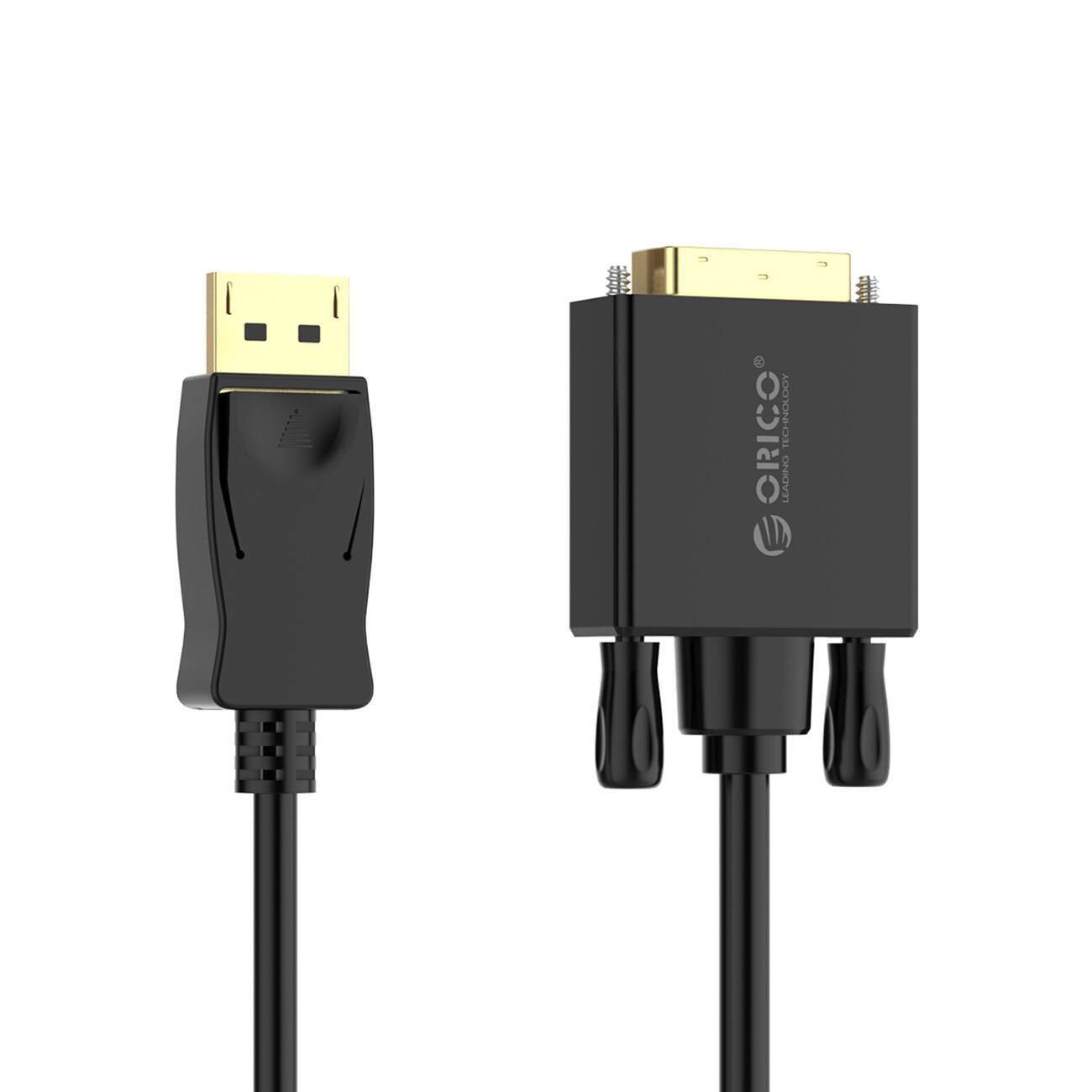 Orico XD-DTD DisplayPort til DVI 4K-kabel, 3 m – svart