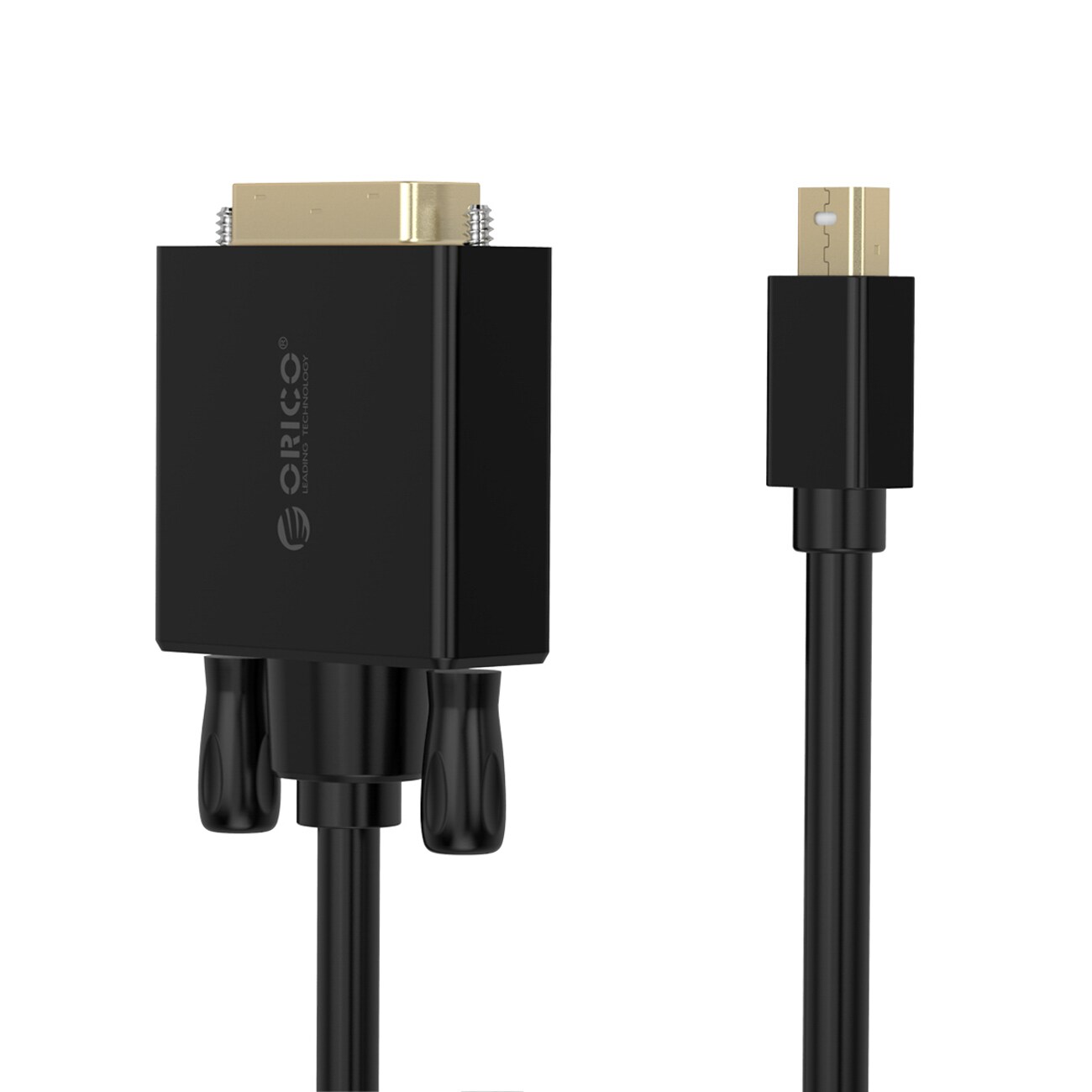 Orico XD-MDTD Mini DisplayPort til DVI Full HD 60 Hz-kabel, 3 m – svart