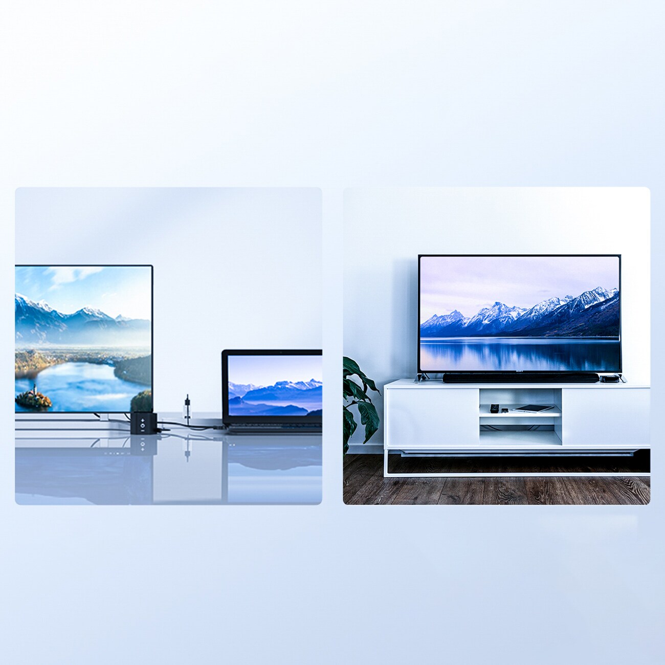 Orico XD-VATH VGA- og 3,5 mm minijack-til-HDMI Full HD 60 Hz-kabel m/USB-strøm, 5 m – svart