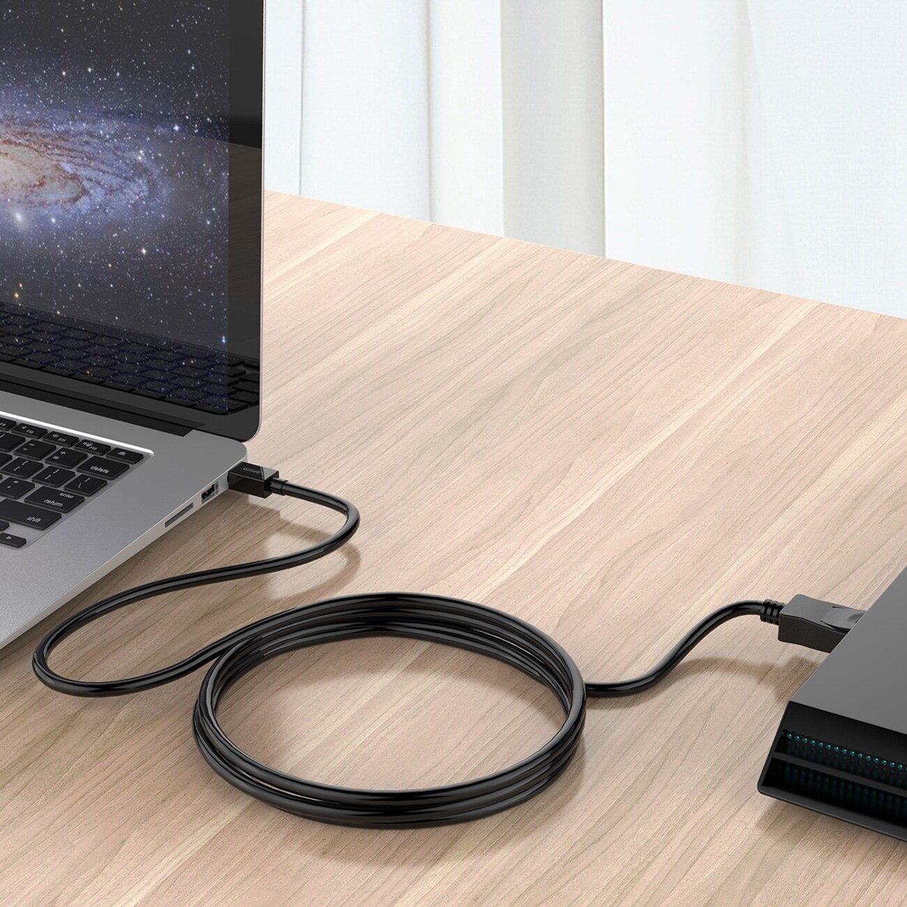 Orico XD-MDTH4 4K 30 Hz Mini DisplayPort til HDMI-kabel, 3 m – svart