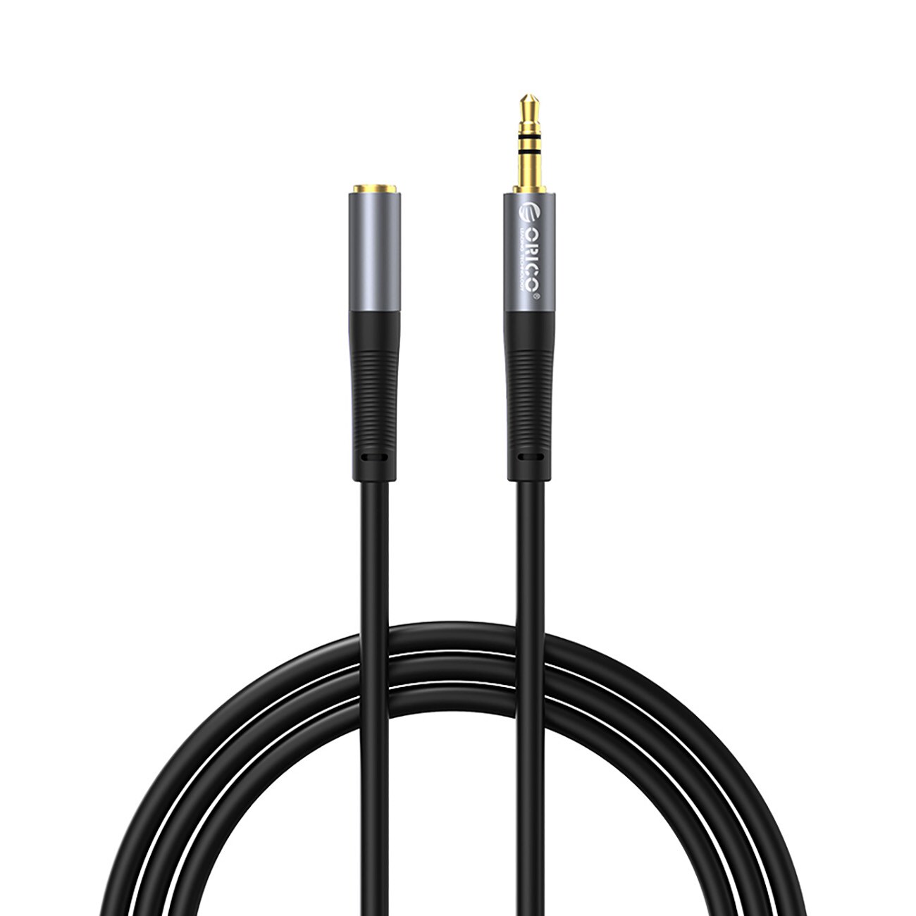 Orico AXF-50 3,5 mm mini-jack-lydkabel (hann til hunn), 5 m – svart
