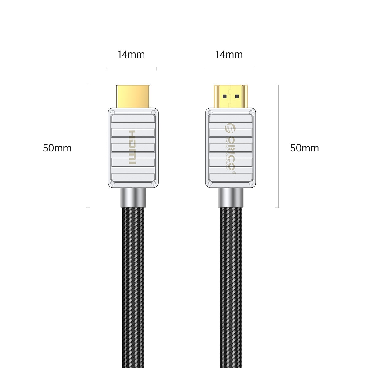 Orico H4CY HDMI 2.0 4K HDMI-kabel 1 m – svart