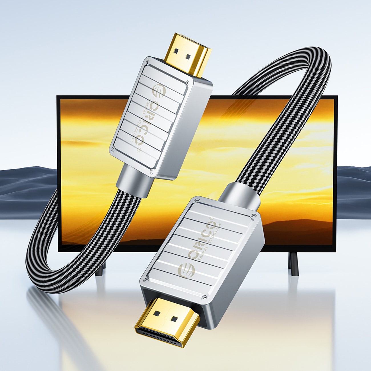 Orico H4CY HDMI 2.0 4K HDMI-kabel 1 m – svart