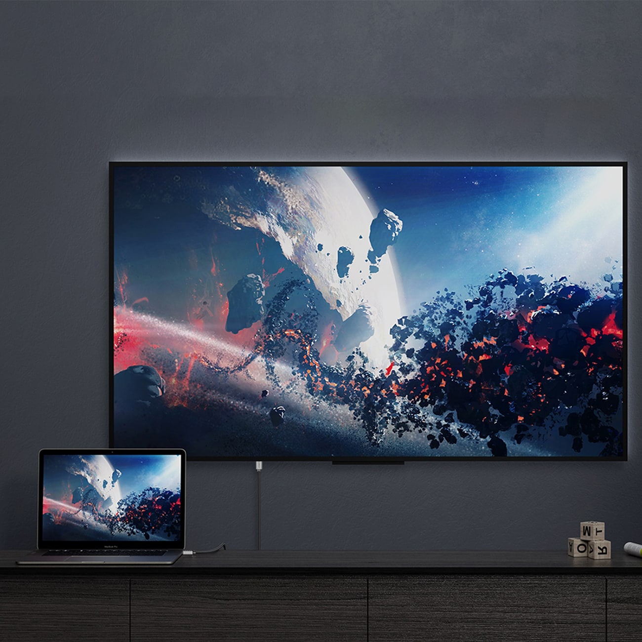 Orico H8CY HDMI 2.1 8K 60 Hz HDMI-kabel 3 m – svart