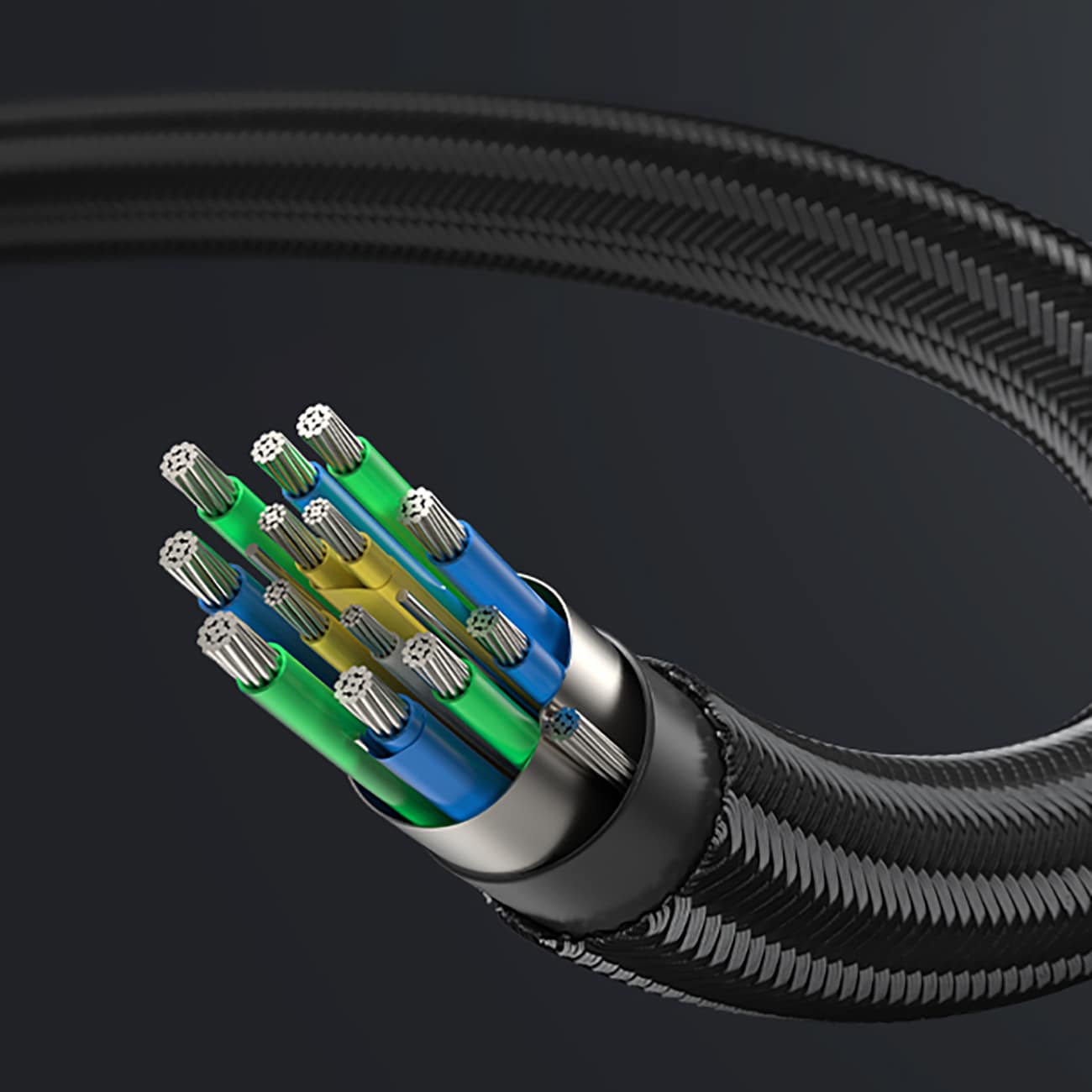 Orico H8CY HDMI 2.1 8K 60 Hz HDMI-kabel 3 m – svart