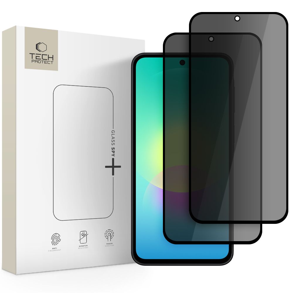 Tech-Protect Glass SPY+ 2-pakk med personvernbeskyttende herdet glass til Samsung Galaxy A27 5G