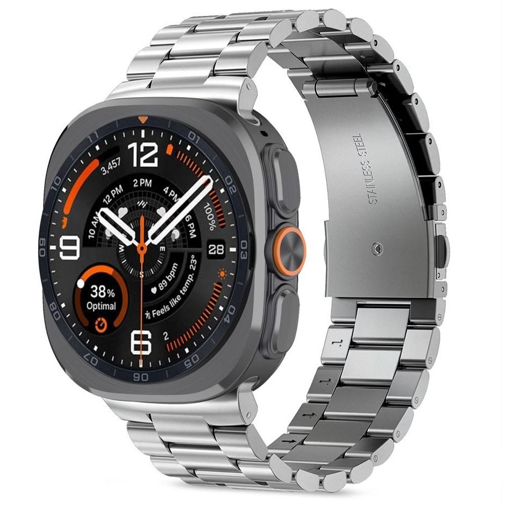 Tech-Protect armbånd i rustfritt stål til Samsung Galaxy Watch Ultra 47 mm – sølv