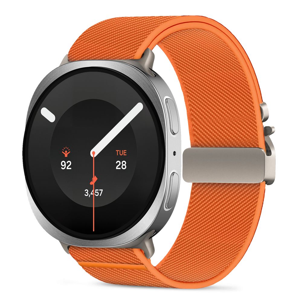 Tech-Protect nylonrem med spenne til Samsung Galaxy Watch 40/44/46 mm – oransje
