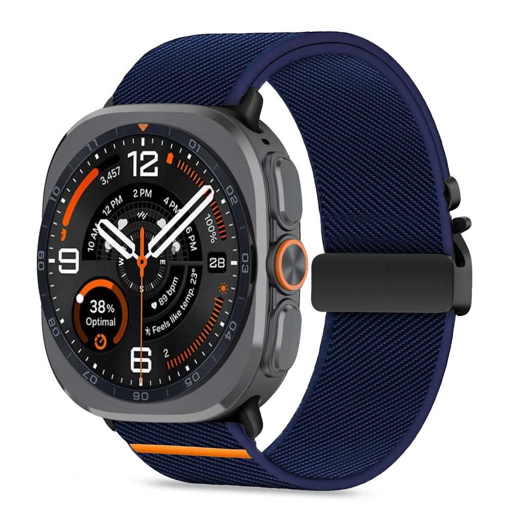 Tech-Protect nylonlås til Samsung Galaxy Watch Ultra 47 mm – marineblå