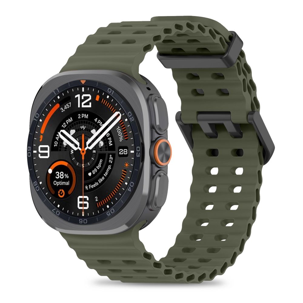 Tech-Protect Iconband Pro til Samsung Galaxy Watch Ultra 47 mm – mørkegrønn