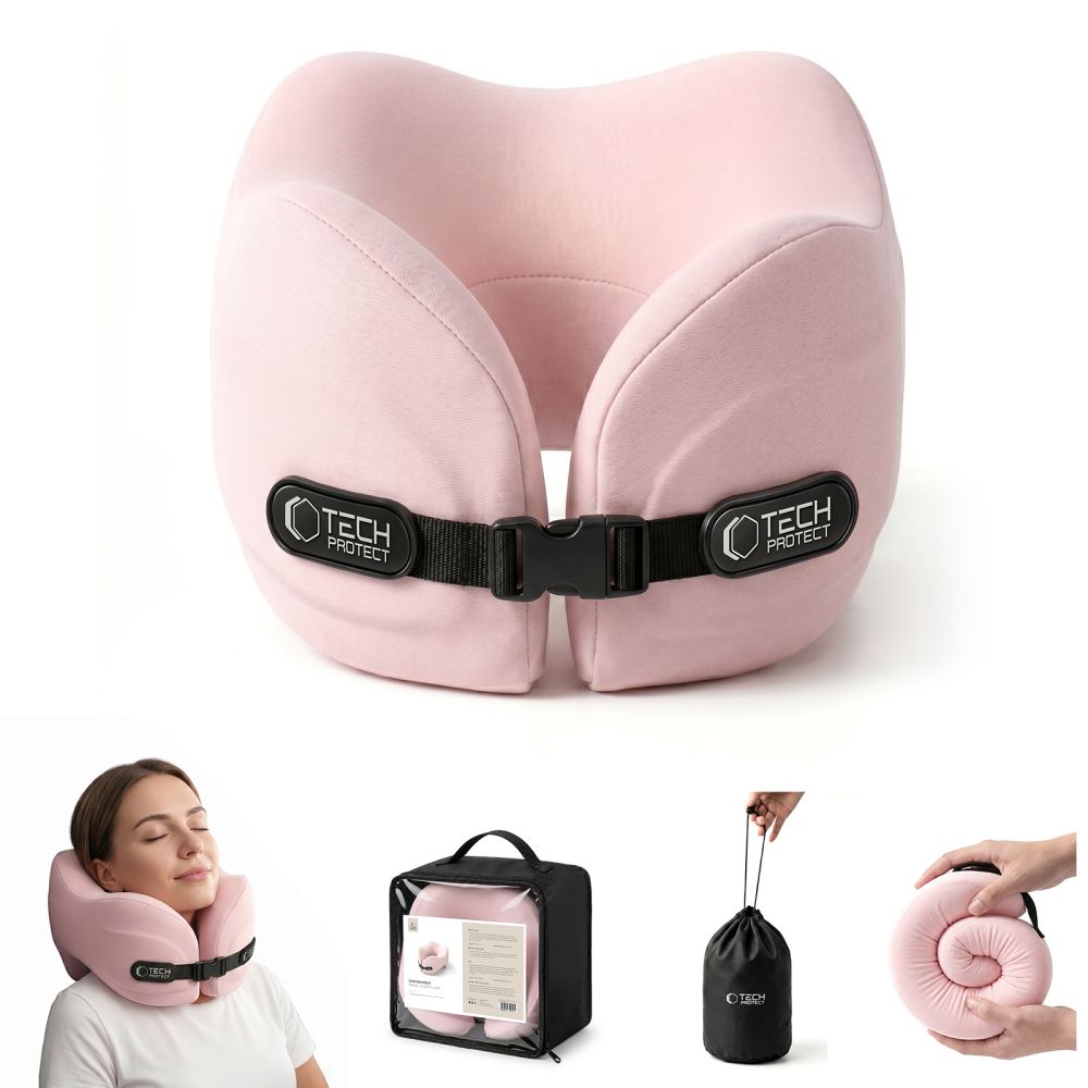 Tech-Protect ComfortRest reisepute – rosa