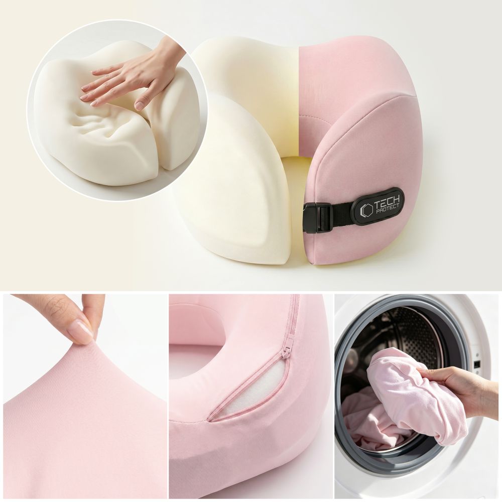 Tech-Protect ComfortRest reisepute – rosa