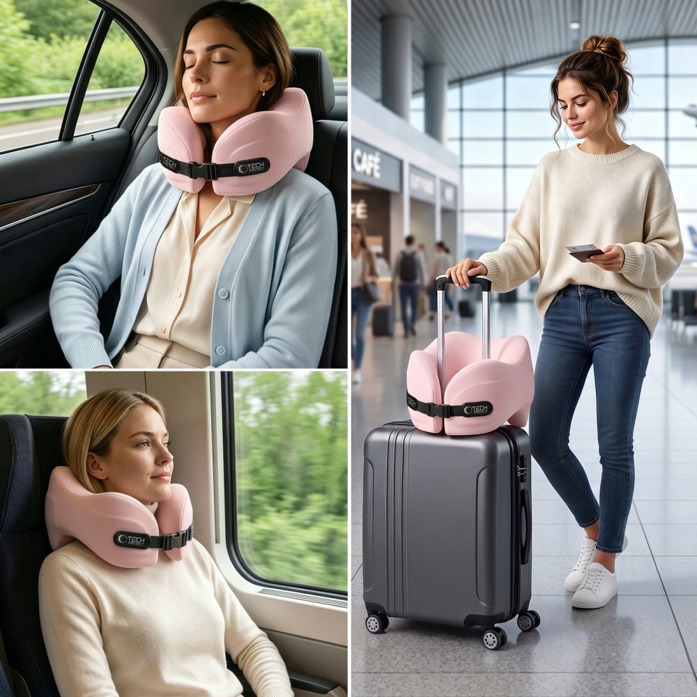 Tech-Protect ComfortRest reisepute – rosa