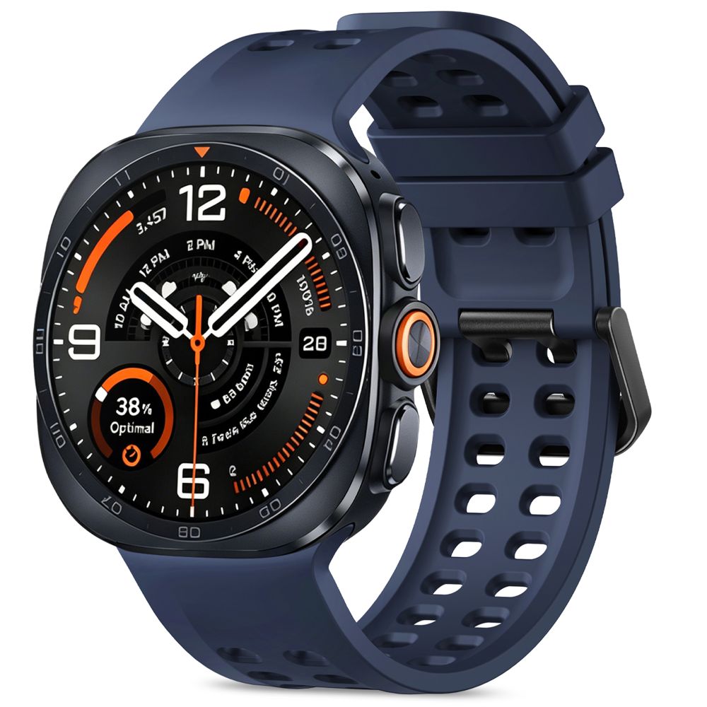 Tech-Protect silikonarmbånd til Samsung Galaxy Watch Ultra 47 mm – marineblå