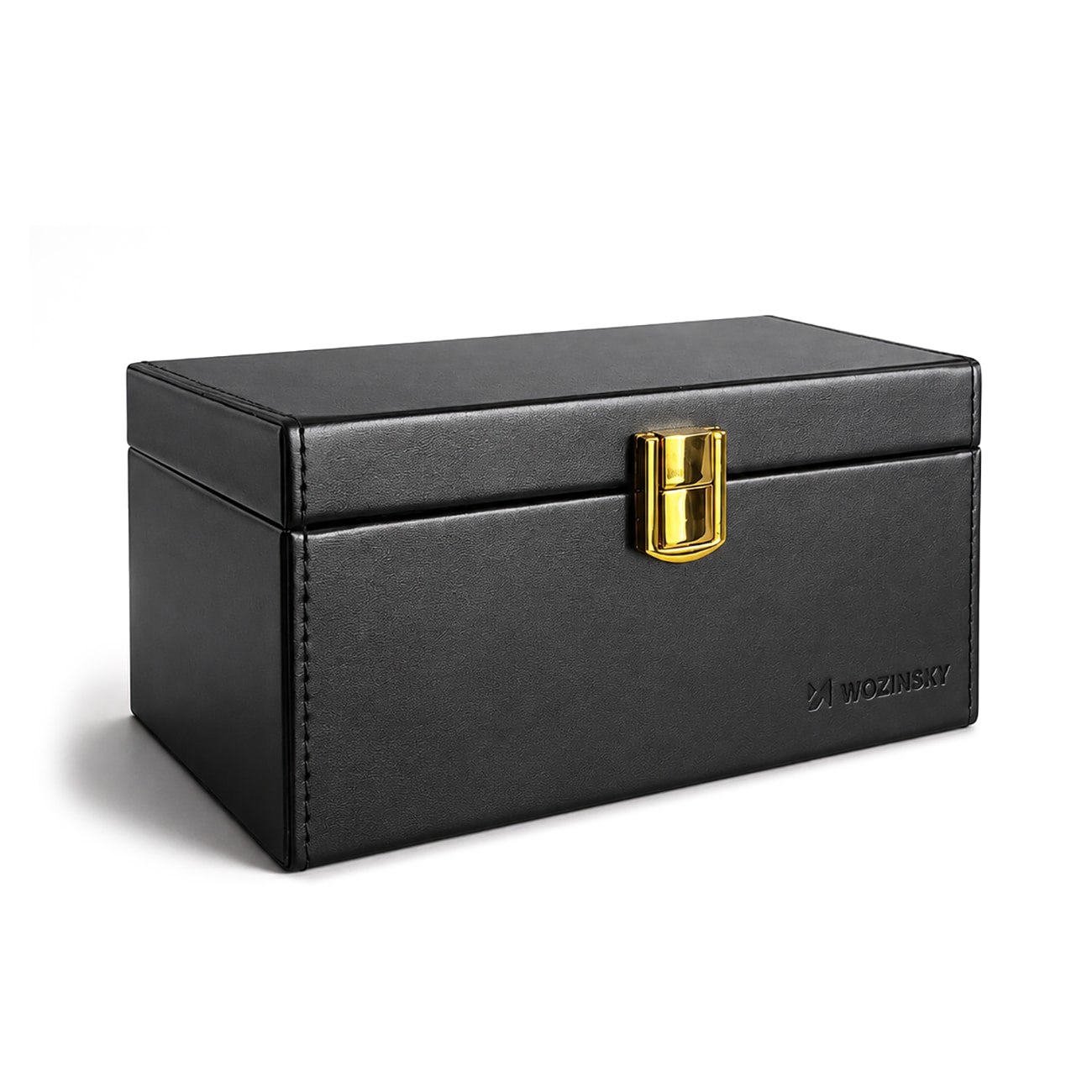 Wozinsky RFID-signalblokkeringsboks for nøkkelfrie nøkler, 19 x 12 x 9 cm – svart