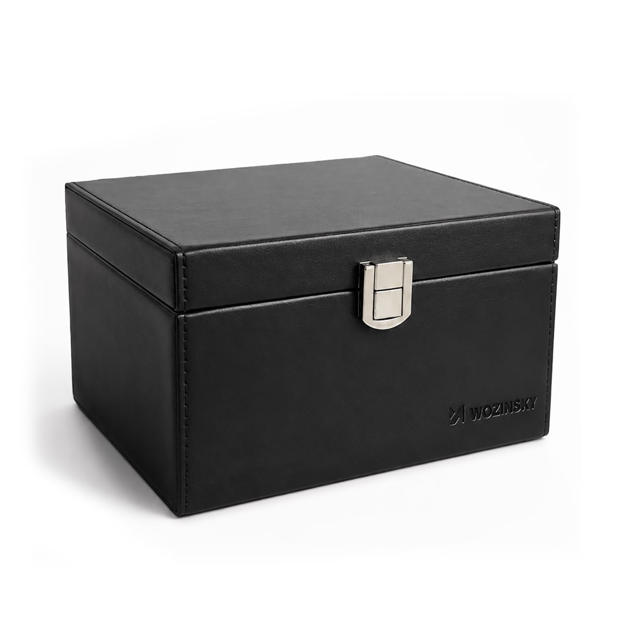 Wozinsky WPB-R16 RFID-blokkeringsboks for nøkkelfrie nøkler med rom, 16 x 12 x 9 cm – svart