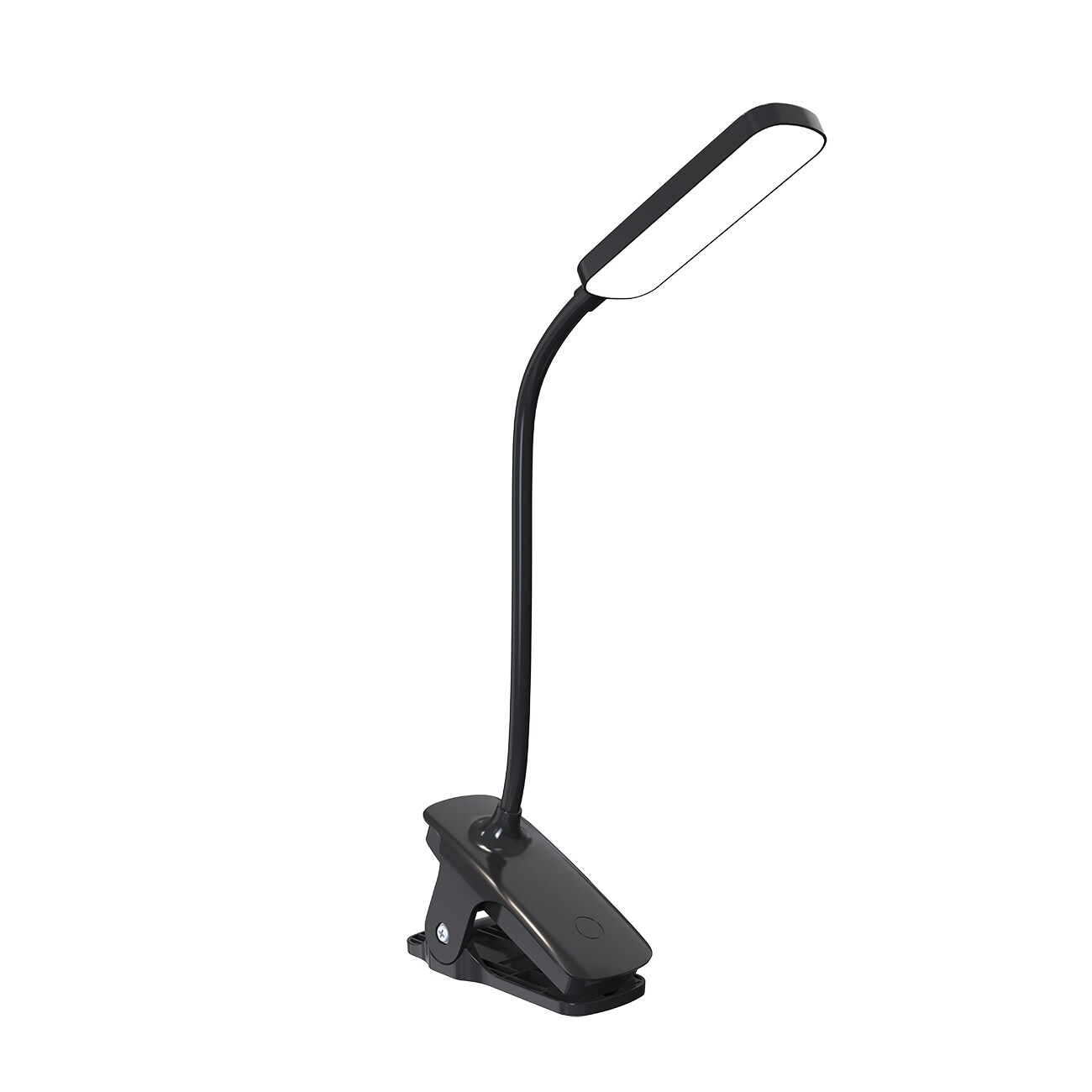 Wozinsky VT-01 Mini LED-leselampe med klemme og USB-C-kabel, 80 cm – svart