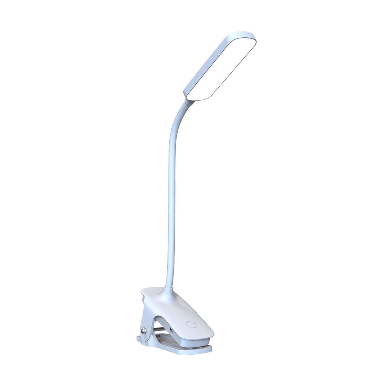 Wozinsky VT-02 Mini LED-leselampe med klemme og USB-C-kabel, 80 cm – hvit