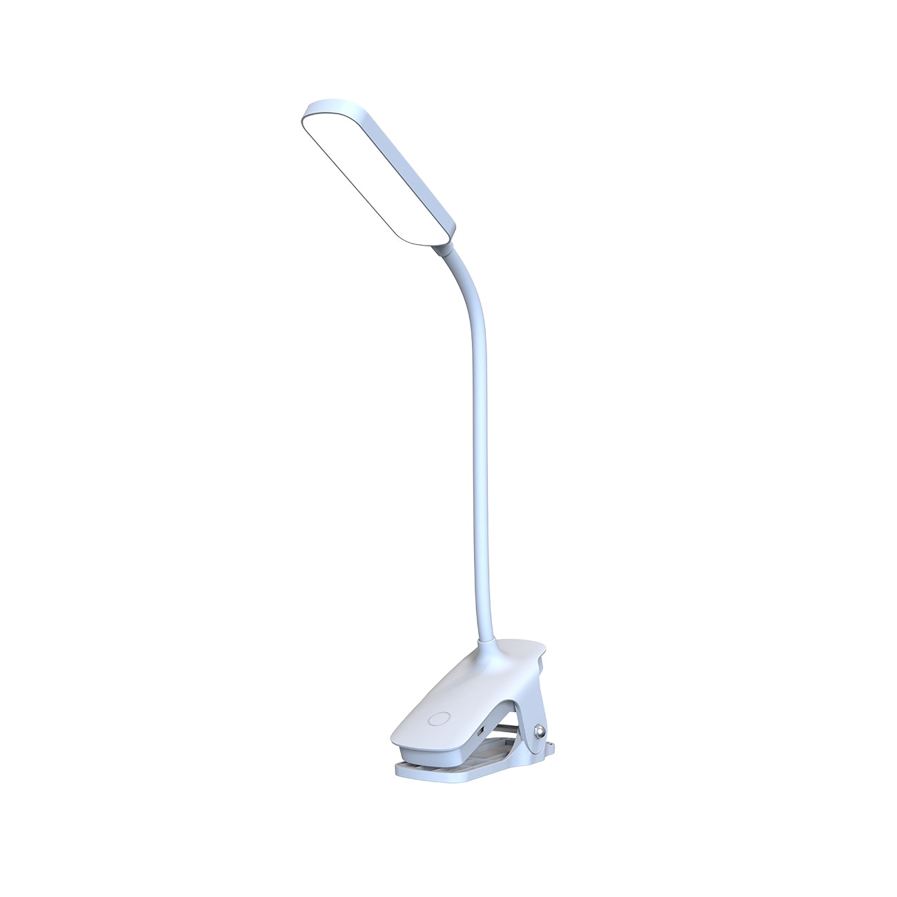 Wozinsky VT-02 Mini LED-leselampe med klemme og USB-C-kabel, 80 cm – hvit