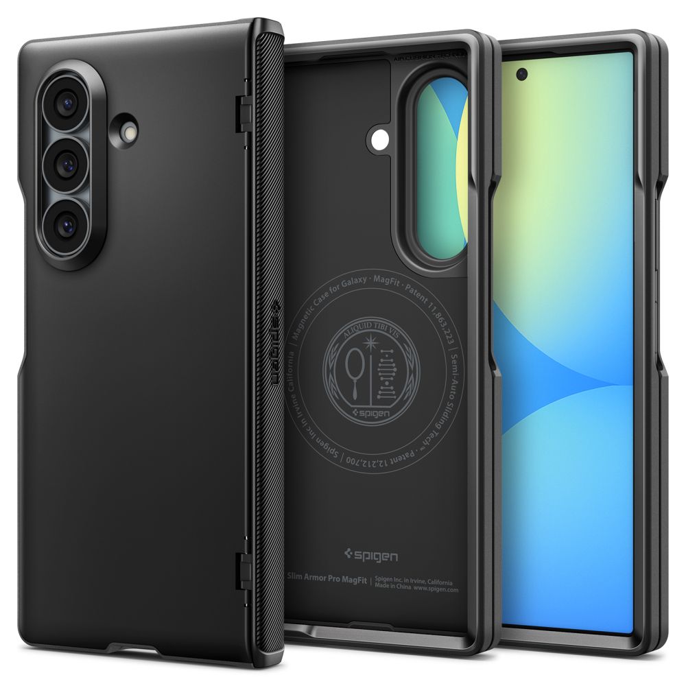Spigen Slim Armor Pro Magsafe-etui til Samsung Galaxy Z Fold 8 Ultra – svart