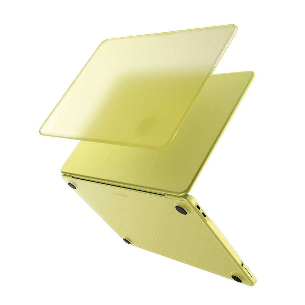 Spigen AirSkin-etui til MacBook Neo 13" 2026 – matt gul