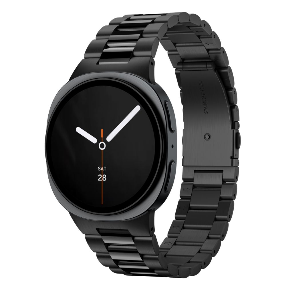 Spigen Modern Fit Band 316L-armbånd til Samsung Galaxy Watch 40/44/46 mm – svart